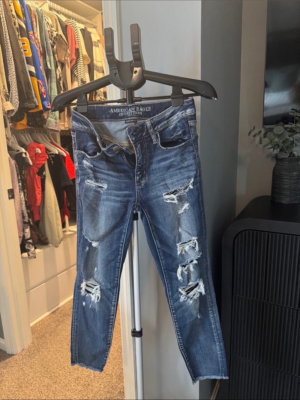 American Eagle Outfitters Distressed Medium Jeggings